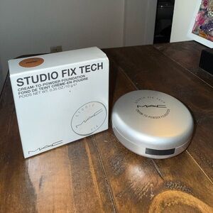 Authentic MAC Studio Fix Tech Cream-to-Powder Foundation (New, Color: NW60)